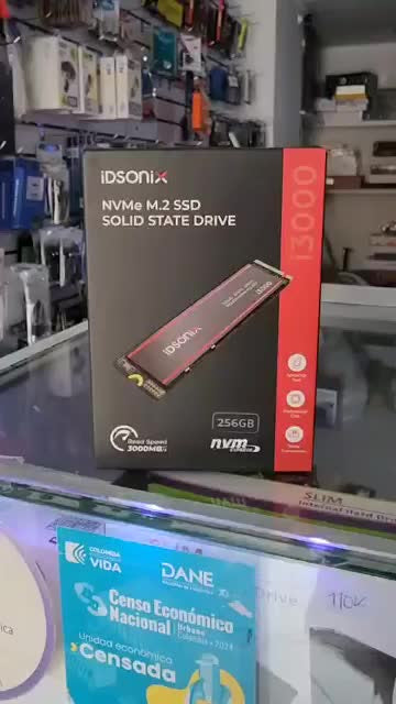 Disco Duro Interno M.2 Ssd 256gb Idsonix Negro