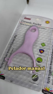 Pelador Papas Manual Vertical Super Liviano Fruta Y Verdura Multicolor