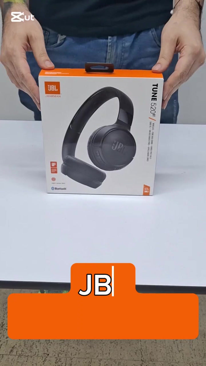 Auriculares de Diadema Jbl Tune 520bt 57 horas Bluetooth 5.3 Color Negro