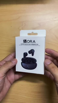 Audífonos in-ear inalámbricos 1Hora AUT205 Negro Auriculares Inalambricos Bluetooth 5.3 con Microfono
