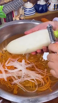 Pelador Multifuncional En Acero Inoxidable 3 En 1 Verduras Plateado