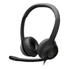 Auriculares USB Logitech H390 con control de volumen, silenciadores, color blanco