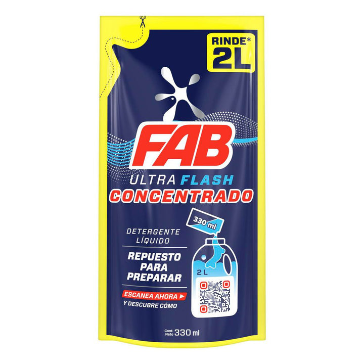 DETERG LIQ FAB 330ML ULTRA CONCENT