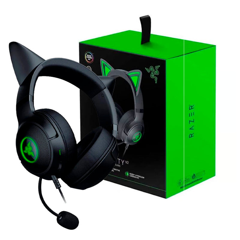 Diadema Gamer Razer Kraken Kitty V2 USB Black