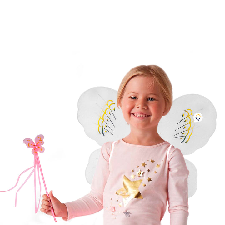 Disfraz Hada Mariposa Tutú Alas Niña Halloween OF081