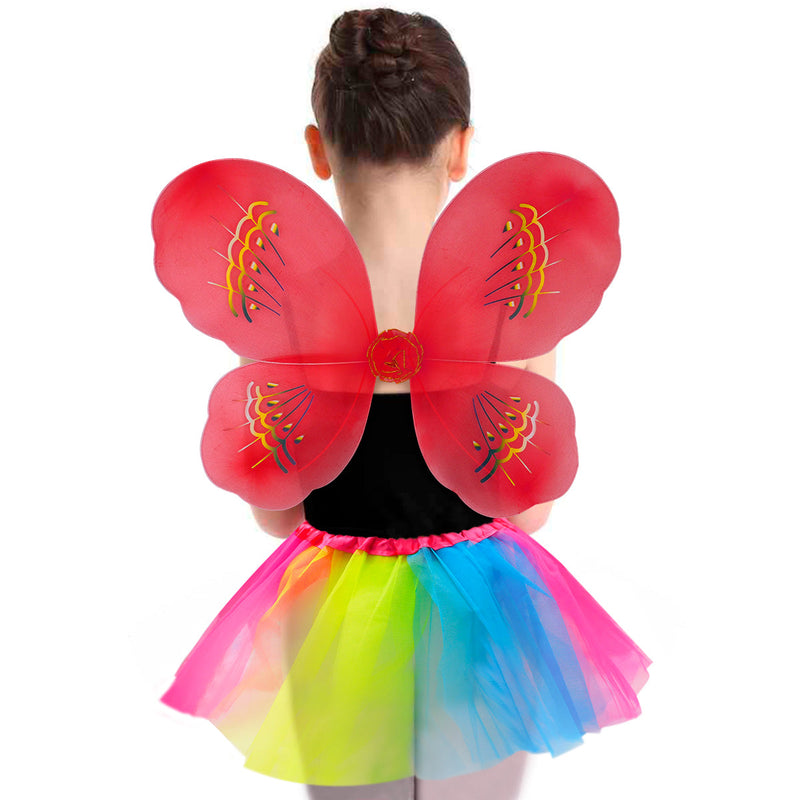 Disfraz Hada Mariposa Tutú Alas Niña Halloween OF081