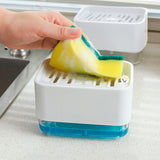 Dispensador Jabón Lavaplatos Esponja Cocina Jsm-127