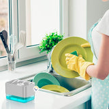 Dispensador Jabón Lavaplatos Esponja Cocina Jsm-127