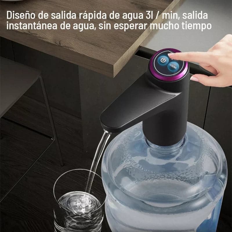 Dispensador automático de agua recargable
