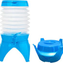 Dispensador de liquido plegable con grifo