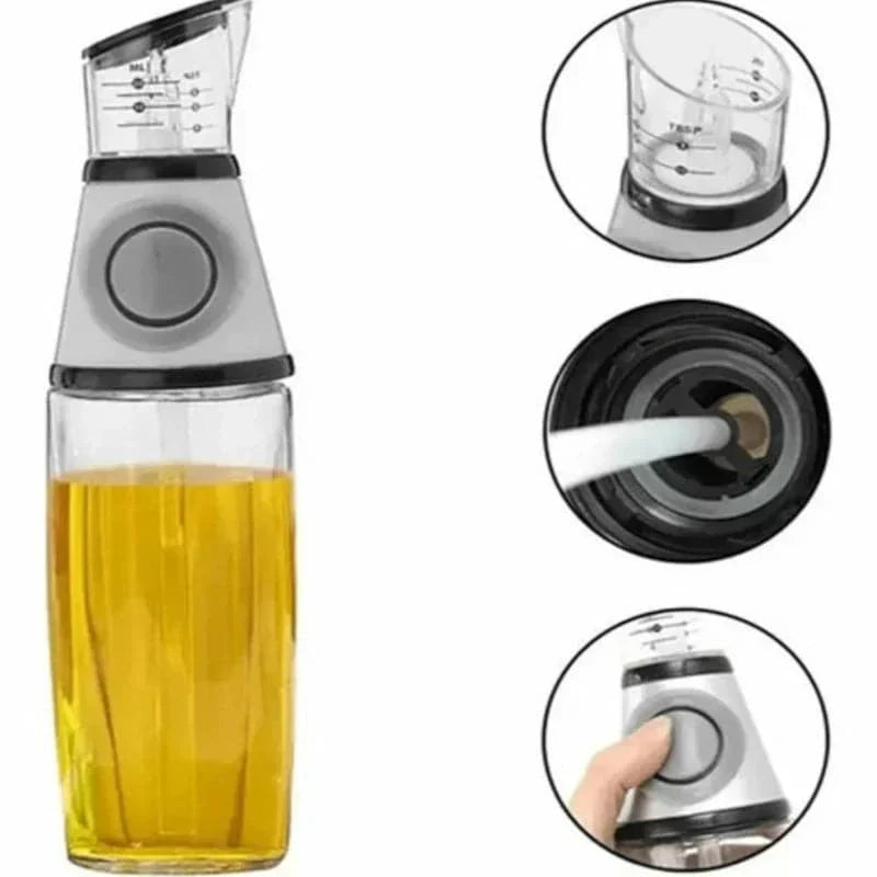 Dispensador dosificador con medidor de aceite y vinagre