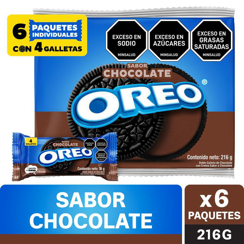 GALLETA OREO  216G CHOCOLATE