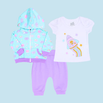 CONJUNTO BEBE NIÑA 1855 LOS CHIROS DE MARÍA JOSÉ