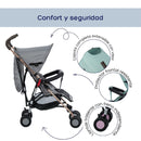 COCHE PASEADOR BASTON ZAZU EB217 GRIS EBABY