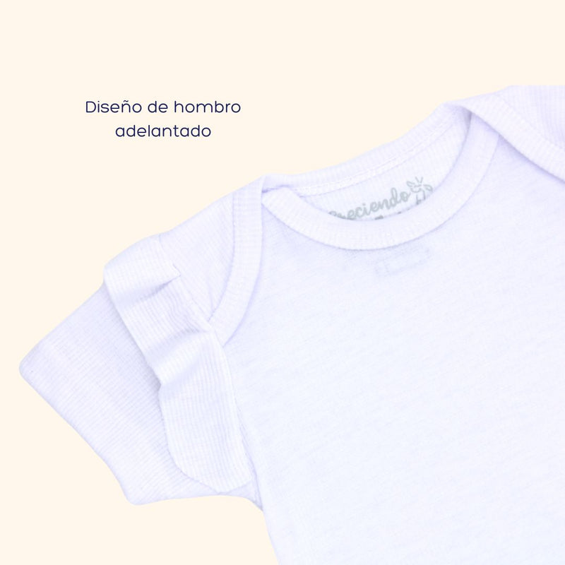 BODY RIB X2 MANGA CORTA 1012 CRECIENDO BABY