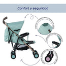 COCHE PASEADOR BASTON ZAZU EB217 VERDE EBABY