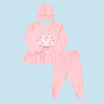 CONJUNTO X 3 PZS NIÑA 10791 FOR BABY