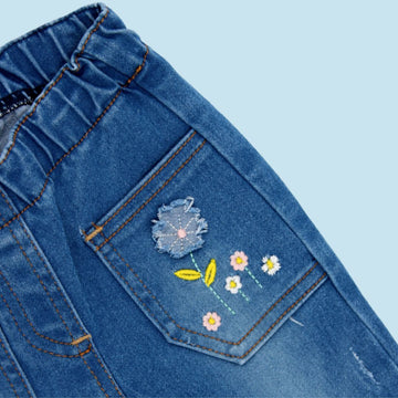 CONJUNTO JEANS NIÑA 15368 BAMBINOS
