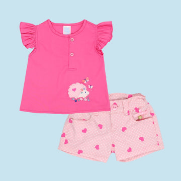 CONJUNTO BEBE NIÑA 15370 BAMBINOS