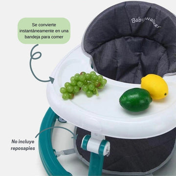 CAMINADOR PARA BEBÉ CON JUEGOS INTERACTIVOS Y ALTURA AJUSTABLE PETROLEO Y-W402 MUNBE