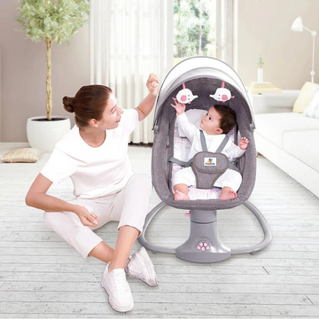 SILLA MECEDORA ELECTRICA 08104-08105-08106 ROSADO BABY KAYS