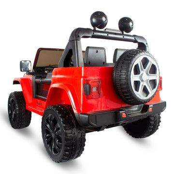 CARRO ELÉCTRICO WRANGLER SPEED RED 12V PRINSEL