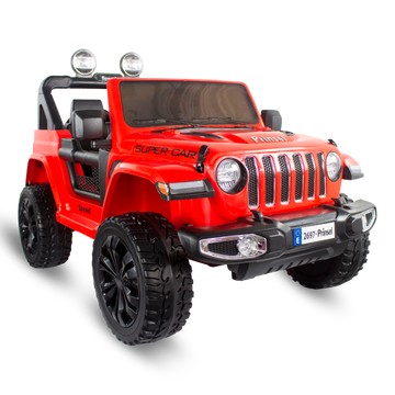 CARRO ELÉCTRICO WRANGLER SPEED RED 12V PRINSEL