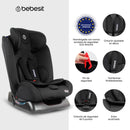 SILLA DE AUTO EVO ZY26 BEBESIT NEGRO