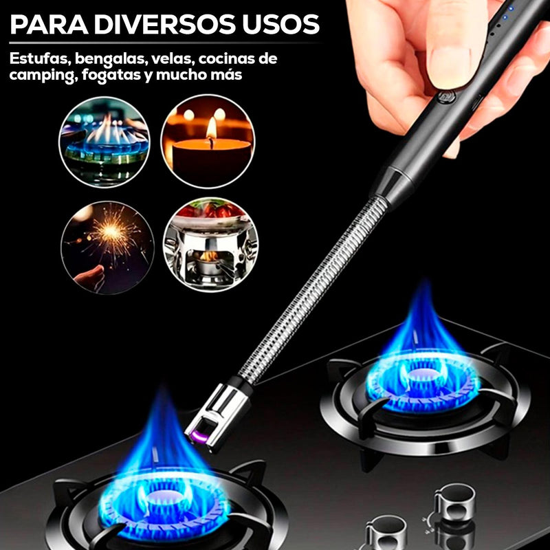 Encendedor de Plasma Recargable Sin Gas y a Prueba de Viento TWP-006