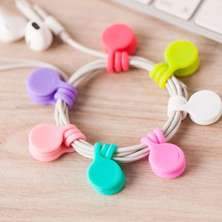 Enrollador con Imán Multifunción Organizador de Cables GRANDE X2