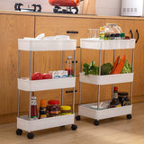 Estante Con Ruedas 3 Niveles 22x64x40 Cm