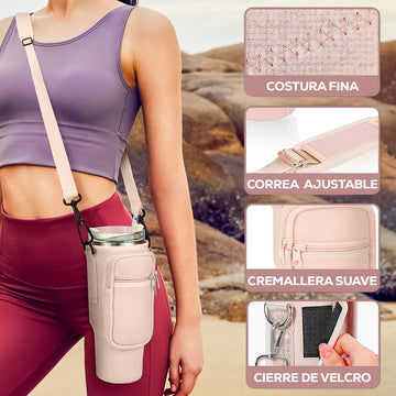 Estuche Para Termo Funda Botella Deportiva gimnasio OF-02506