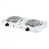 Estufa Eléctrica 2 Puestos Fogón 5 Niveles Temperatura X2020B