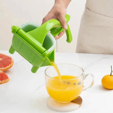 Exprimidor de frutas y verduras portátil con separador de residuos para bebidas