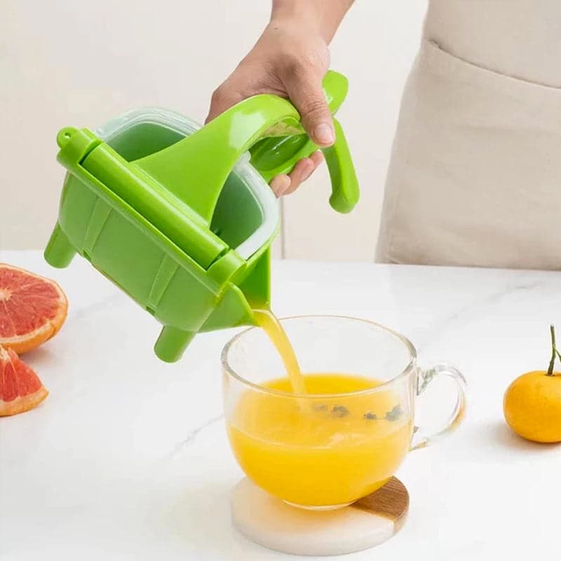 Exprimidor de frutas y verduras portátil con separador de residuos para bebidas