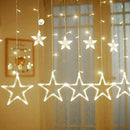 Extensión Luces Led Estrella X6 Metros Luz Navidad Cálida 2095