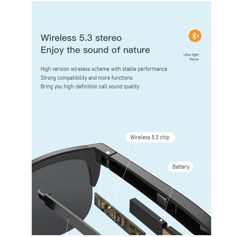 Gafas de Sol con Bocinas Bluetooth F-06