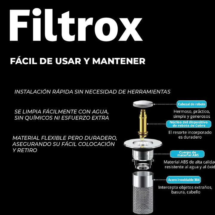Filtrox™ - Filtro Inteligente de drenaje