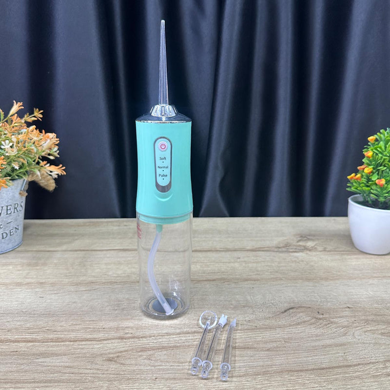 Irrigador Bucal Oral + 4 Boquillas Limpieza Dental Recargable USB KRD-1948