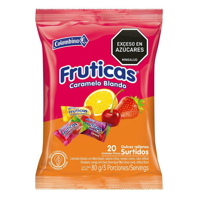 CONFITE BLANDO FRUTICAS 80G