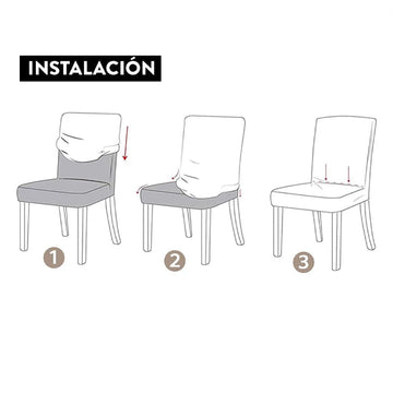 Pack De 2 Fundas De Silla Elásticada