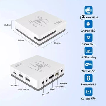 Sintonizador TV BOX + Consola De Videojuegos G7