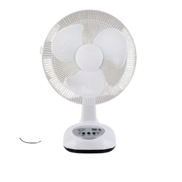Ventilador Recargable Panel Solar Dos Bombillos GD-8019