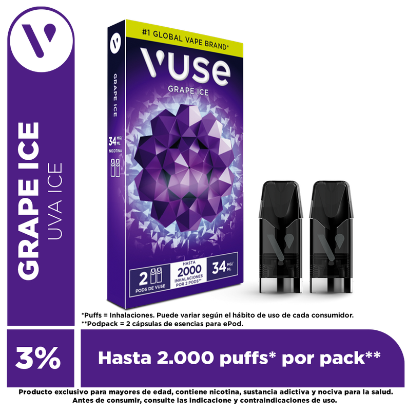 CAPSULA VUSE 2U GRAPE ICE