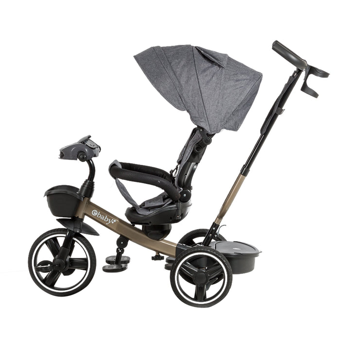TRICICLO RECLINABLE DERIO EB365 EBABY GRIS