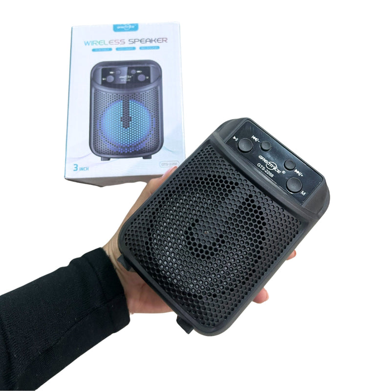 Parlante Bluetooth Potencia De 5w y Retroiluminado GTS-2288