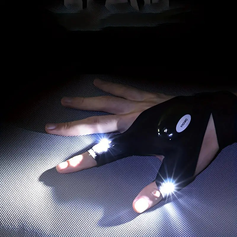 Guante con linterna LED recargable