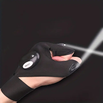 Guante con linterna LED recargable