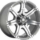 RIN DICK CEPEK DC GUN METAL 17X9 5X127 ET-13 BOCIN 83.7 GRIS-BRILLANTE 1391