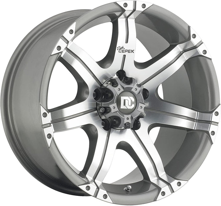 RIN DICK CEPEK DC GUN METAL 17X9 5X127 ET-13 BOCIN 83.7 GRIS-BRILLANTE 1391